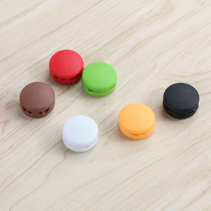 5 шт. милый защитный кабель для наушников Macaron проводный офисный стол органайзер