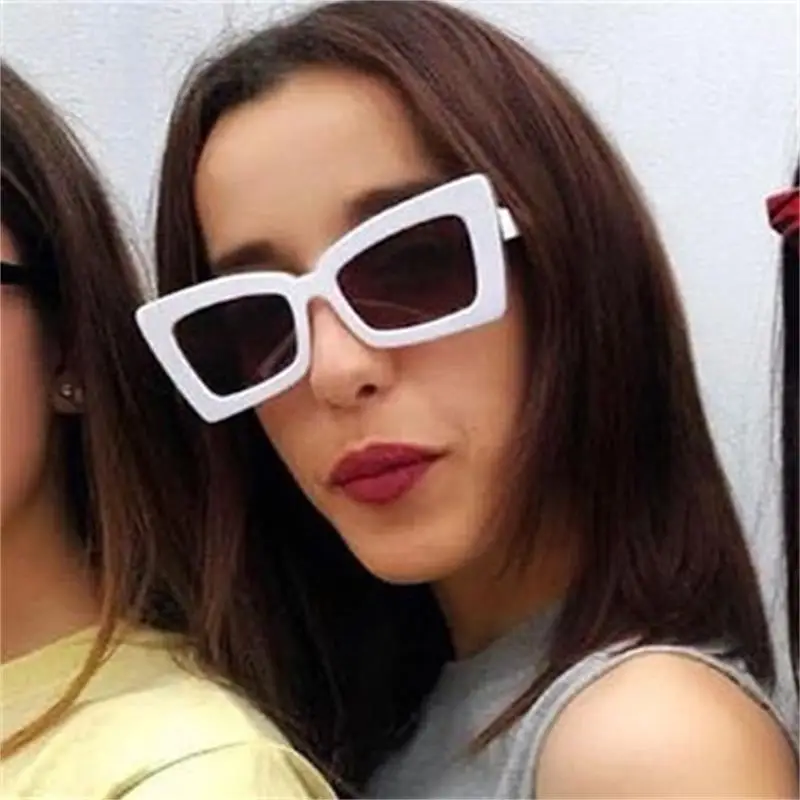 Солнцезащитные очки кошачий глаз женские винтажные квадратные модные солнечные