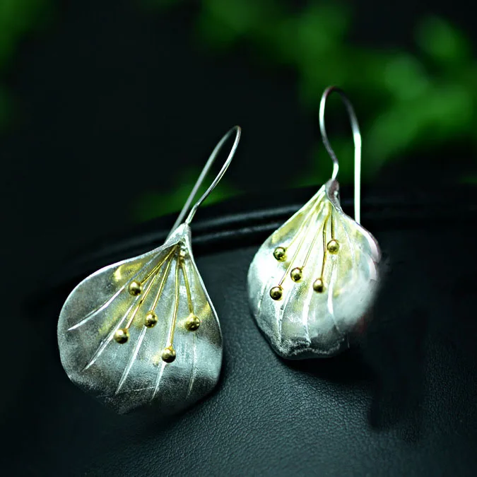 Последний стиль Модные 925 пробы серебряные серьги в форме цветка ювелирные изделия серьги Brincos Ювелирные Изделия