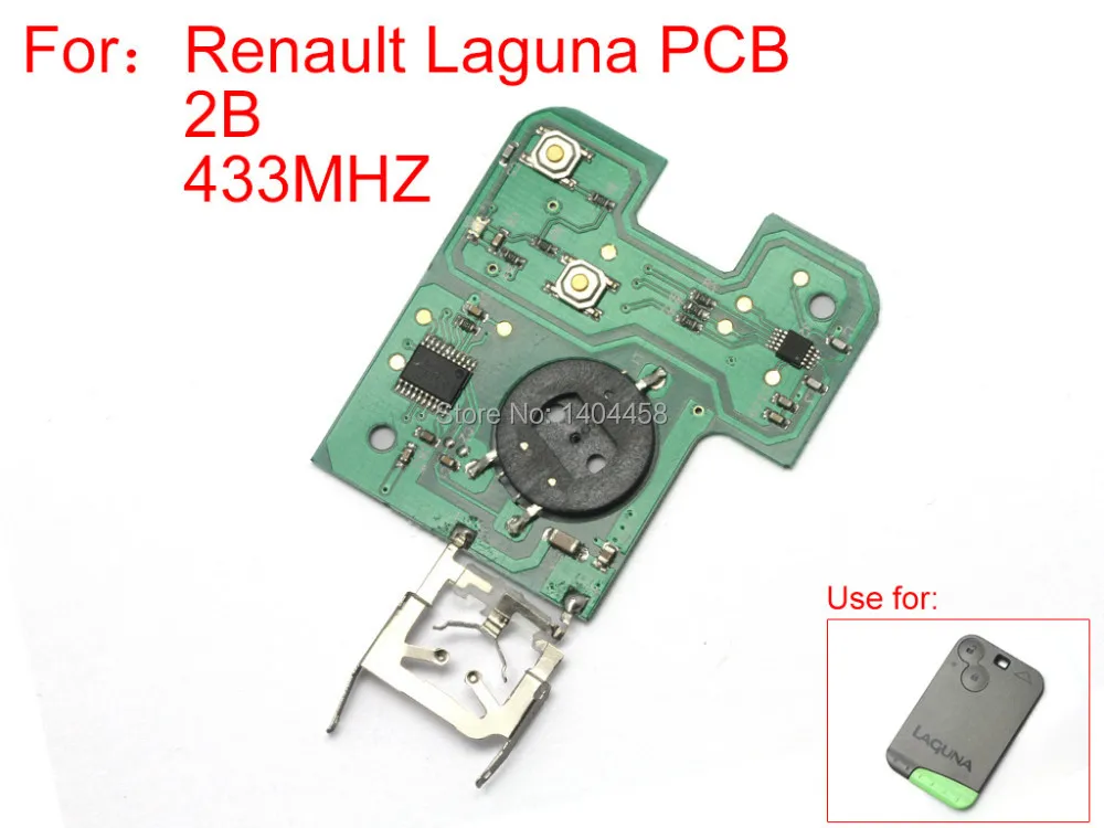 High Quality,wholesale remote board 2 buttons 433MZH for Renault Laguna,car alarm remote control replacement,free shipping peccinin replacement remote control 433 92mhz top quality free shipping