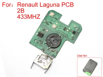

High Quality,wholesale remote board 2 buttons 433MZH for Renault Laguna,car alarm remote control replacement,free shipping