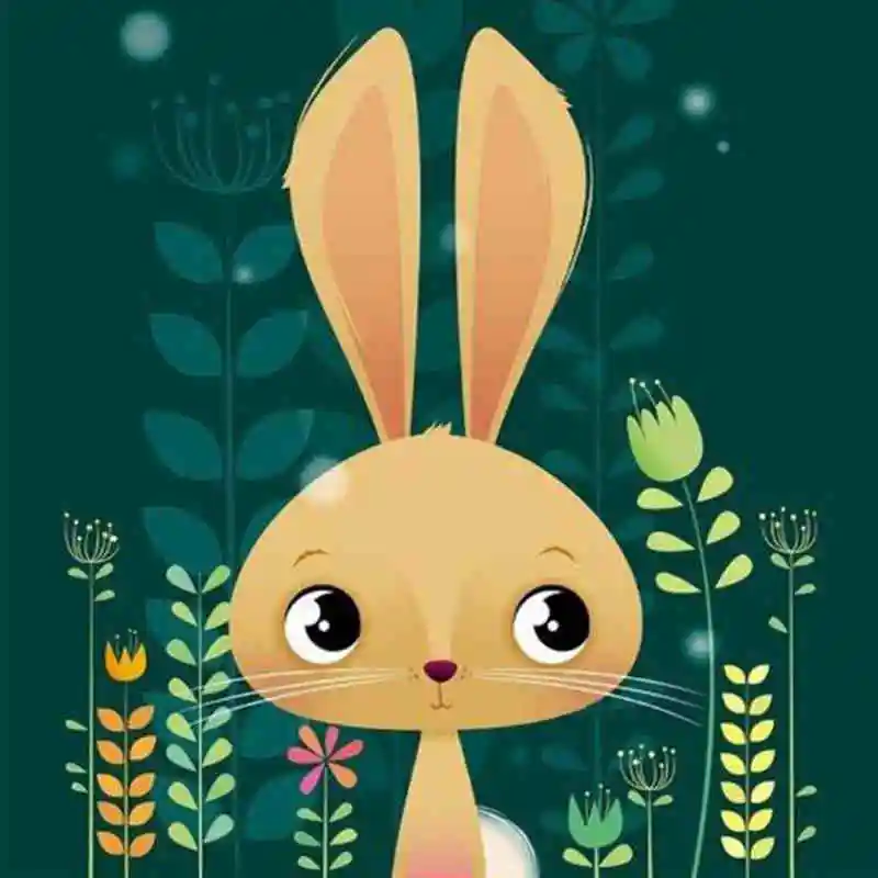 9-cartoon rabbit animal