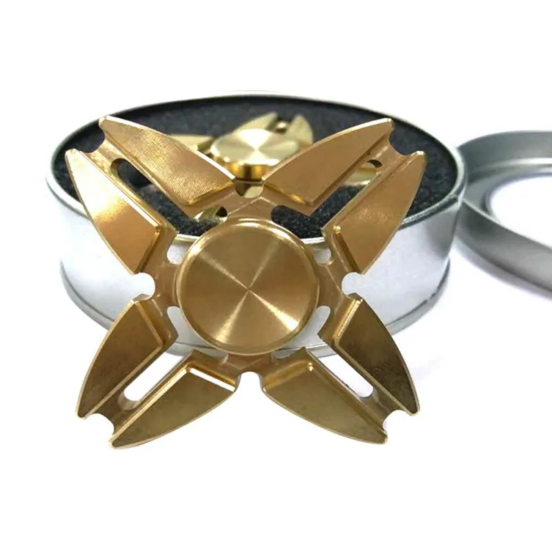 High Quality Gold Fidget Hand Spinner Finger Tri-Spinner Metal Spinner For Autism ADHD Anxiety Stress Toy Gift High Quality Gold Fidget Hand Spinner Finger Tri-Spinner Metal Spinner For Autism ADHD Anxiety Stress Toy Gift