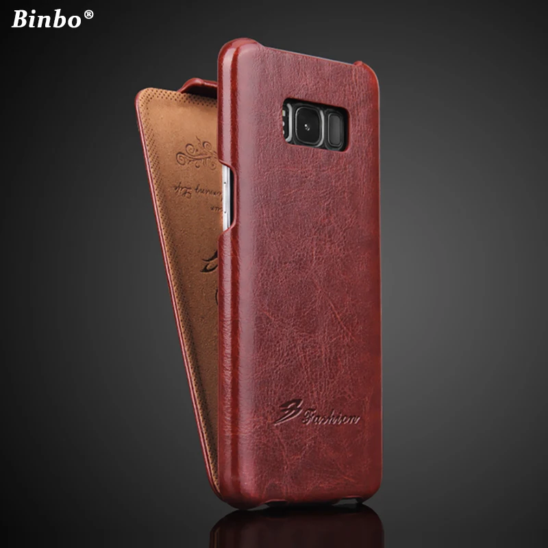 

Binbo For Samsung Galaxy S8 Plus Case Cover S9 Flip Leather Case Vertical Up and Down Case For Samsung S9 S8 Note 8 Case Fundas