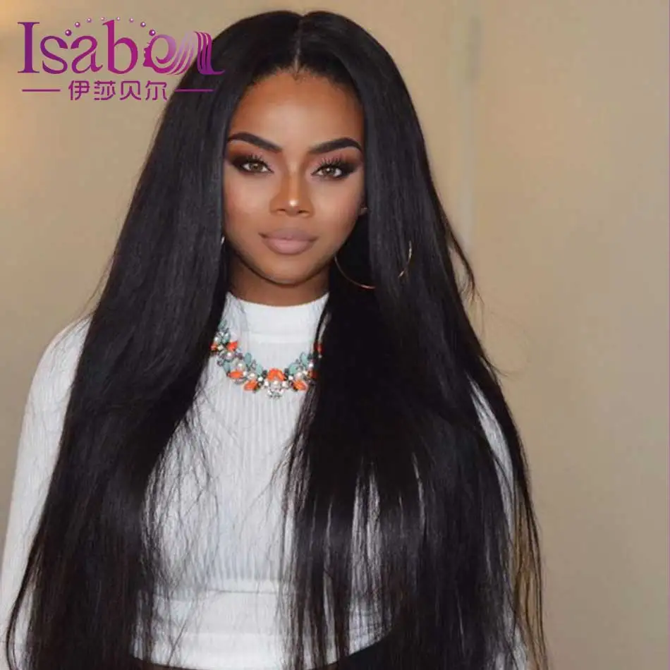 

180% Density High Quality Full Lace Wig For Black Women Virgin Brazilian Hair Lace Front Human Hair Wigs With Pretty Baby Hair