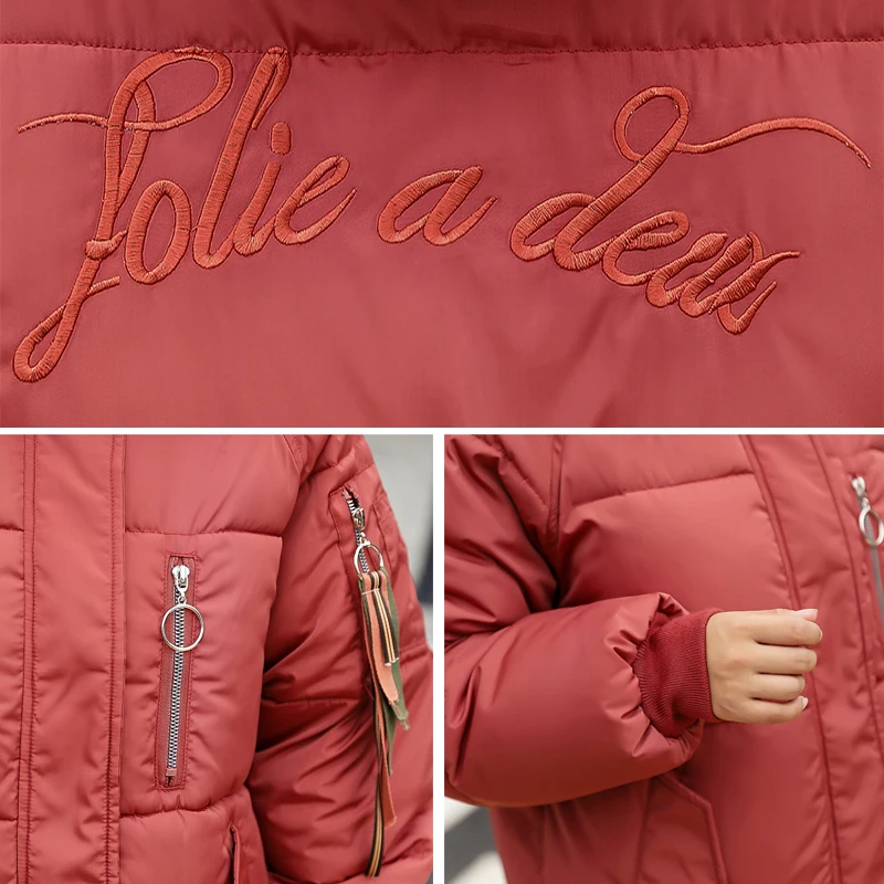 Oversize Warm Thicken Womens Winter Jackets Hooded Cotton Padded Outwear Female Coat Winter Women 2018 High Quality Long Parka Oversize Warm Thicken Womens Winter Jackets Hooded Cotton Padded Outwear Female Coat Winter Women 2018 High Quality Long Parka