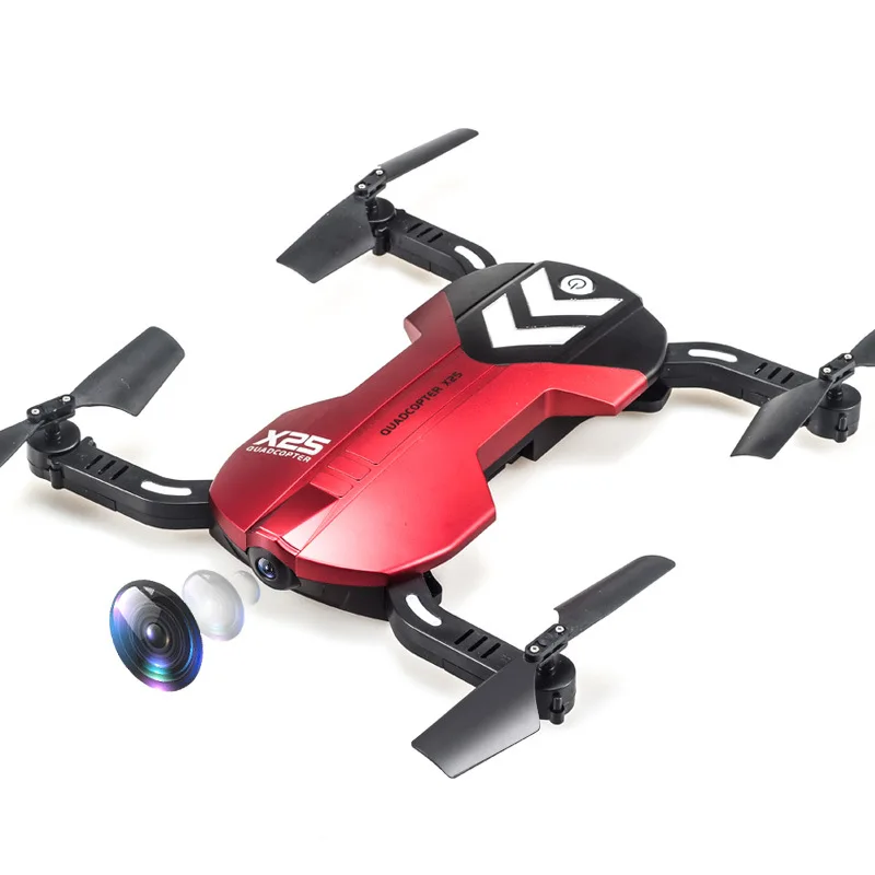 

X25 Mini Drones With Camera HD 2MP RC Helicopter Altitude Hold WiFi FPV RC Quadcopter Foldable Selfie RC Drone Professional