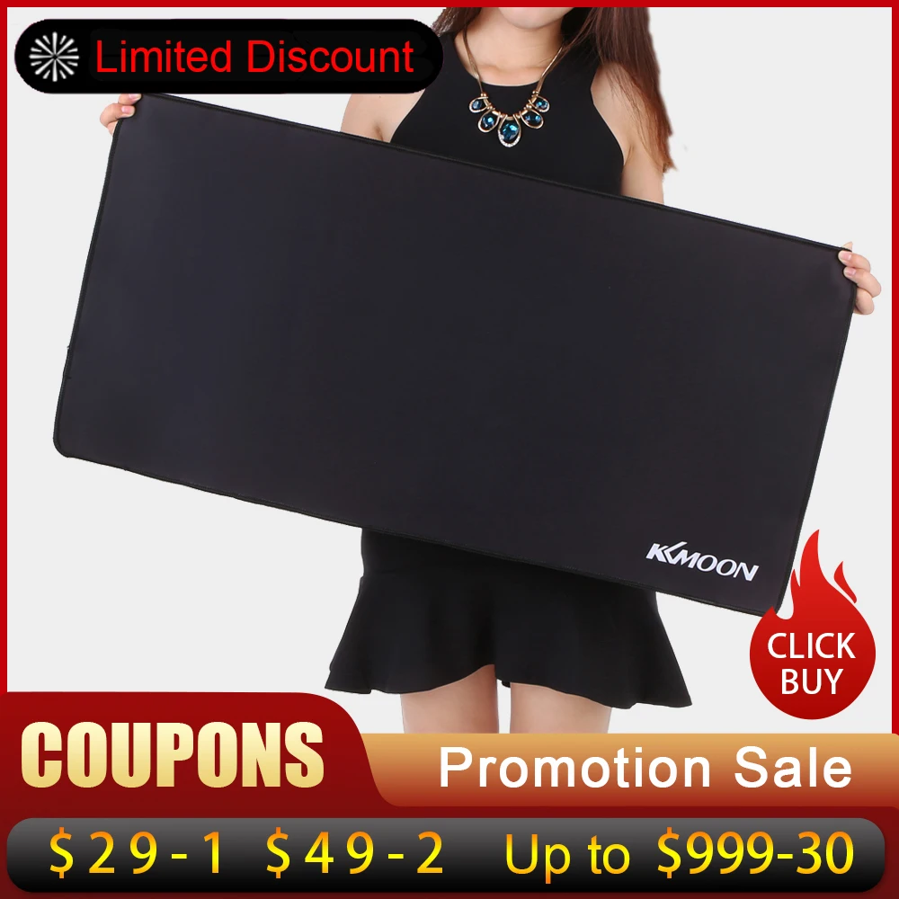 

KKmoon Large Size mouse pad Anti-slip Natural Rubber PC Computer Gaming mousepad Desk Mat for LOL surprise cs go overwatch DOTA2