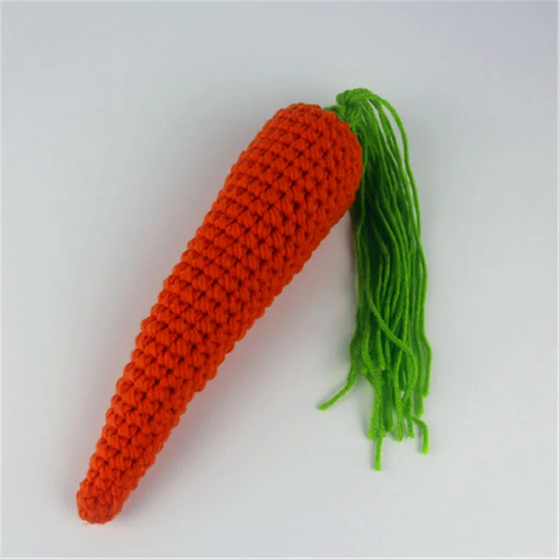 

New Arrival Newborns Baby Photography Props Girls Boys Crochet Knitted Carrot Radish Baby Kids Photo Accessories