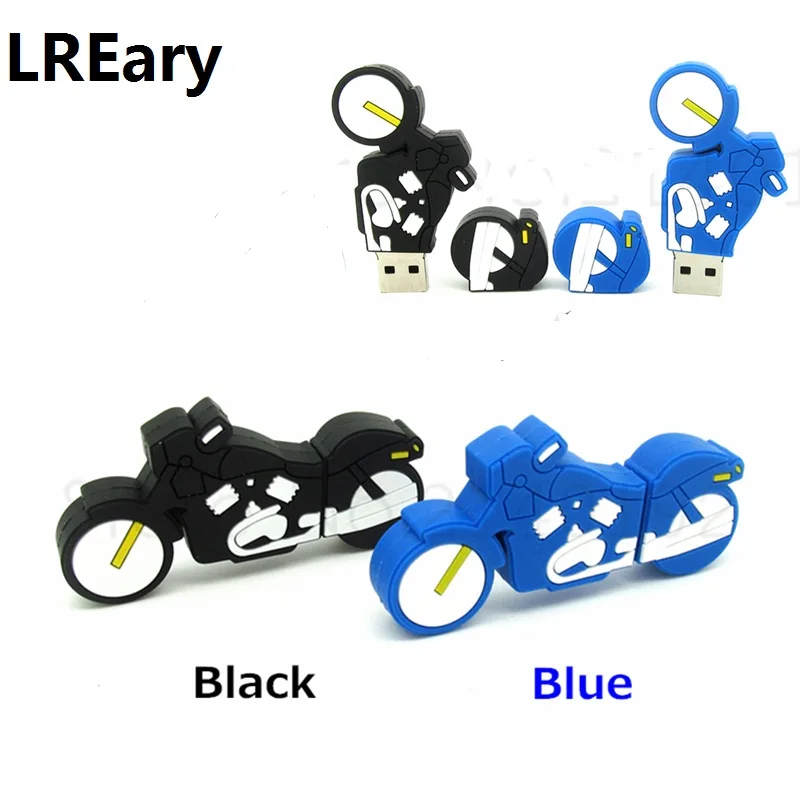 Silicone mini Motorcycles usb flash drive pen drive 32gb 16gb 8gb 4gb