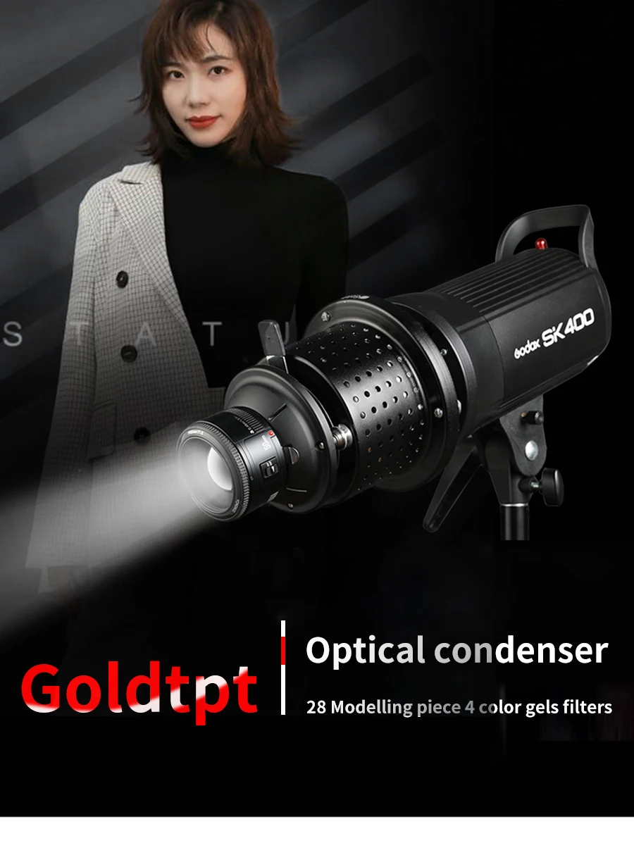 OT1 Bowens крепление фокусирует конические Snoots фото оптический конденсатор искусство спецэффектов в форме пучка светильник цилиндр W/объектив Цвет гель