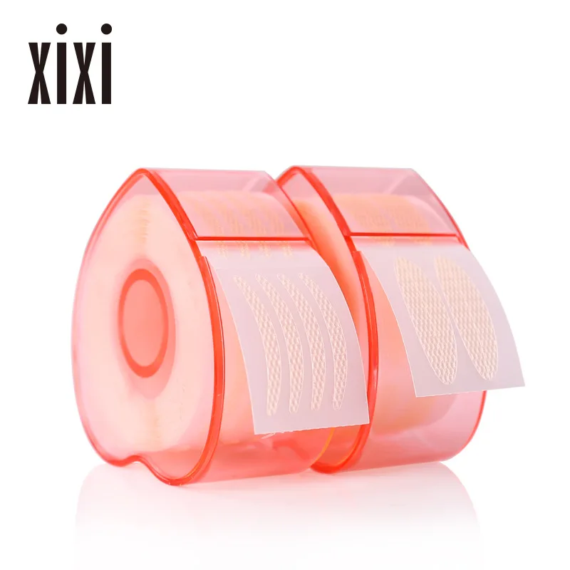 Xixi двойные краны с ушками сердце разработан натуральный воздухопроницаемость приятная для кожи Текстура липкая в воде кружева век стикер AC061