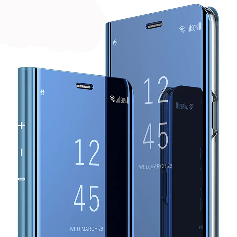 Зеркальный чехол для смартфона samsung S10 E S9 S8 S7 S6 Edge Plus Note 10 Pro 8 9 5 4 A9 star lite C8 J2 Prime