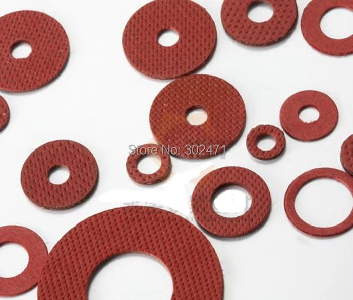 Красный бумаги прокладка изолирующей прокладкой изоляционные Spacer-быстрая застежка-крючок бумаги Шайба-M2/M2.5 /M3/M4/M5/M6/M8/M10