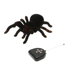Пульт дистанционного управления мягкий страшный плюшевый жуткий ИК-паук RC Тарантул детский подарок игрушка подарок