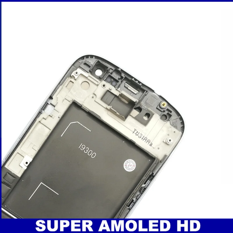 Супер AMOLED lcd S для samsung Galaxy S III S3 i9300 ЖК-дисплей сенсорный экран дигитайзер с рамкой Замена закаленное стекло