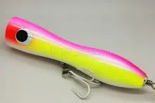 120g 6\" Wood Body Jigging fishing Tuna lure GT Popper Trolling Bait Free Shipping