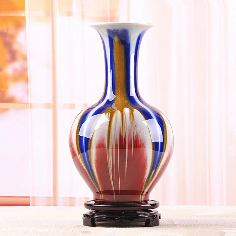 Набор керамических разноцветных ваз для цветов ручной работы Jing de zhen|vase set|flower