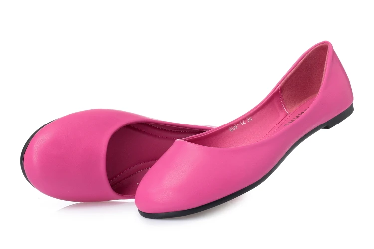 Женская танцевальная обувь из мягкой искусственной кожи дышащие повседневные Простые Лоферы без застежки ярких цветов на плоской подошве с круглым носком; большие размеры 41, 35, 37