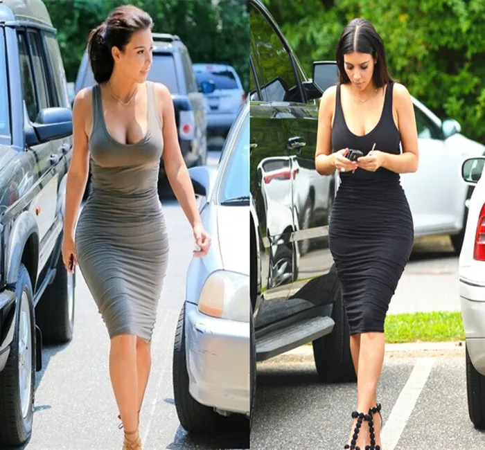 kim kardashian casual dresses