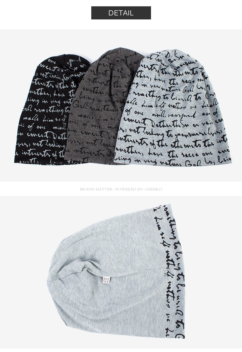 Geebro модные шапки Скалли бини для женщин женская зимняя шапка Gorras хлопковая шапка вязаная Повседневная шапка для женщин Шапки женские JS279