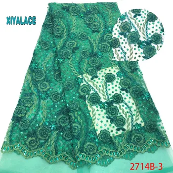

Onion African Sequins Lace Fabrics 2019 High Quality Lace Nigerian Tulle Lace Fabric Bride French Net Lace Fabric YA2714B-3