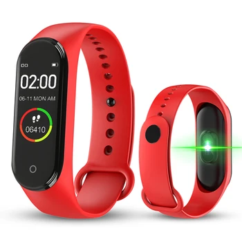 

M4 Smart Bracelet Smart Watch Band Bluetooth Fitness Tracker,Waterproof,Calorie,Heart Rate,Charging Cable,Free Gift Replacement