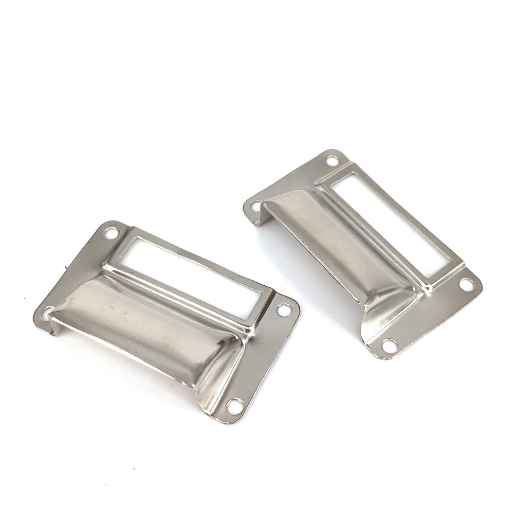 66*39MM File Drawer Tag Frame Label Holder Cupboard Door