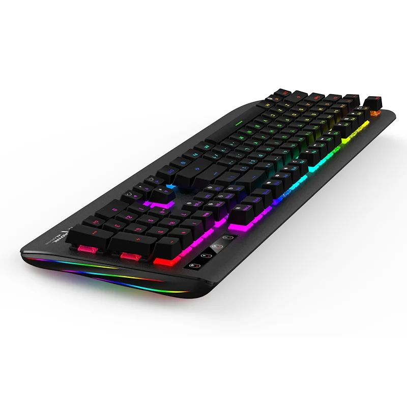 Royal Kludge Black Shodow металлическая панель RGB с подсветкой USB Проводная Механическая
