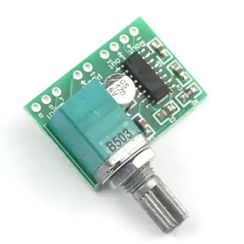 

Mini PAM8403 DC 5V 2 Channel USB Digital Audio Amplifier Board Module 2 * 3W Volume Control with Potentionmeter Switch