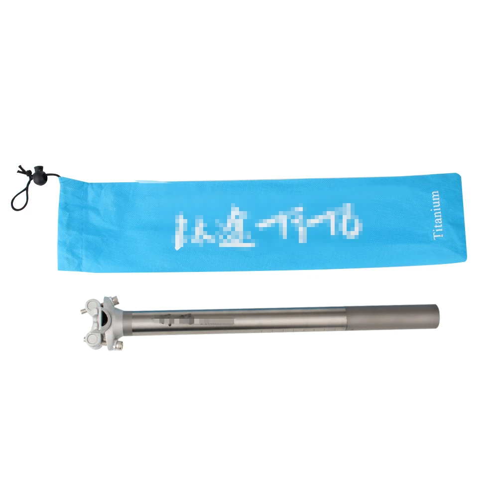 Cheap for TITO Titanium Ti 27.2mm/30.9mm/31.6mm*350mm Road MTB Bike Cycling Seatpost Mountain bike road bike 4