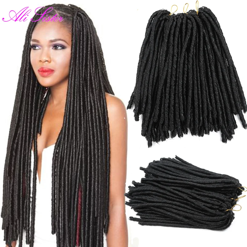 30 Roots Pack Crochet Faux Locs Dreadlock Braids Havana Twist