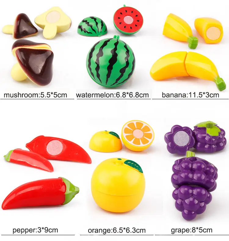 Моделирование еды s набор 29 шт. фрукты овощи Дети кухня ролевые игры игрушки для детей резки приготовления пищи игры для девочек мальчиков подарок