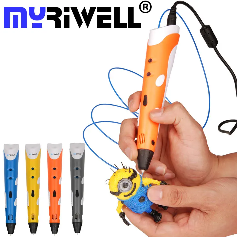 3D Pen Myriwell Printer Handle Pen Drawing Printing Design Creative For DIY Kids Gift 1 75mm