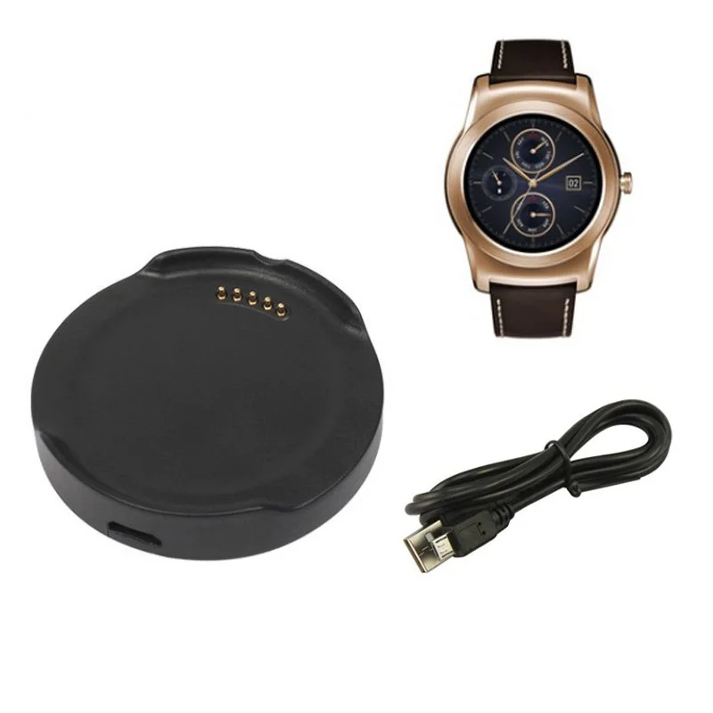 Зарядное устройство Urbane W150 для LG G Watch док-станция с кабелем Micro USB зарядки черный
