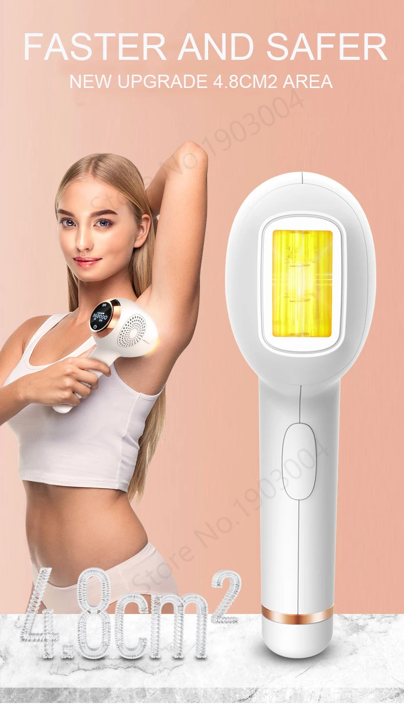 Lescolton IPL эпилятор, постоянное лазерное удаление волос с ЖК-дисплеем, лазерный триммер для бикини, фотоэпилятор