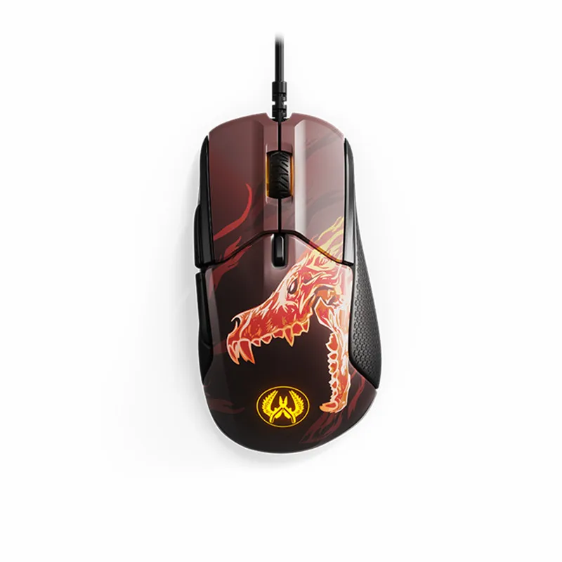 Steelseries CSGO Howl Rival310 ревущая Ограниченная серия Выживание джедаев электронная Спортивная игровая мышь RGB светильник эффект