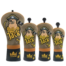 Капитан Джек головные уборы для гольфа драйвер фарватера Гибридный деревянный защитный Чехол w/# Tag