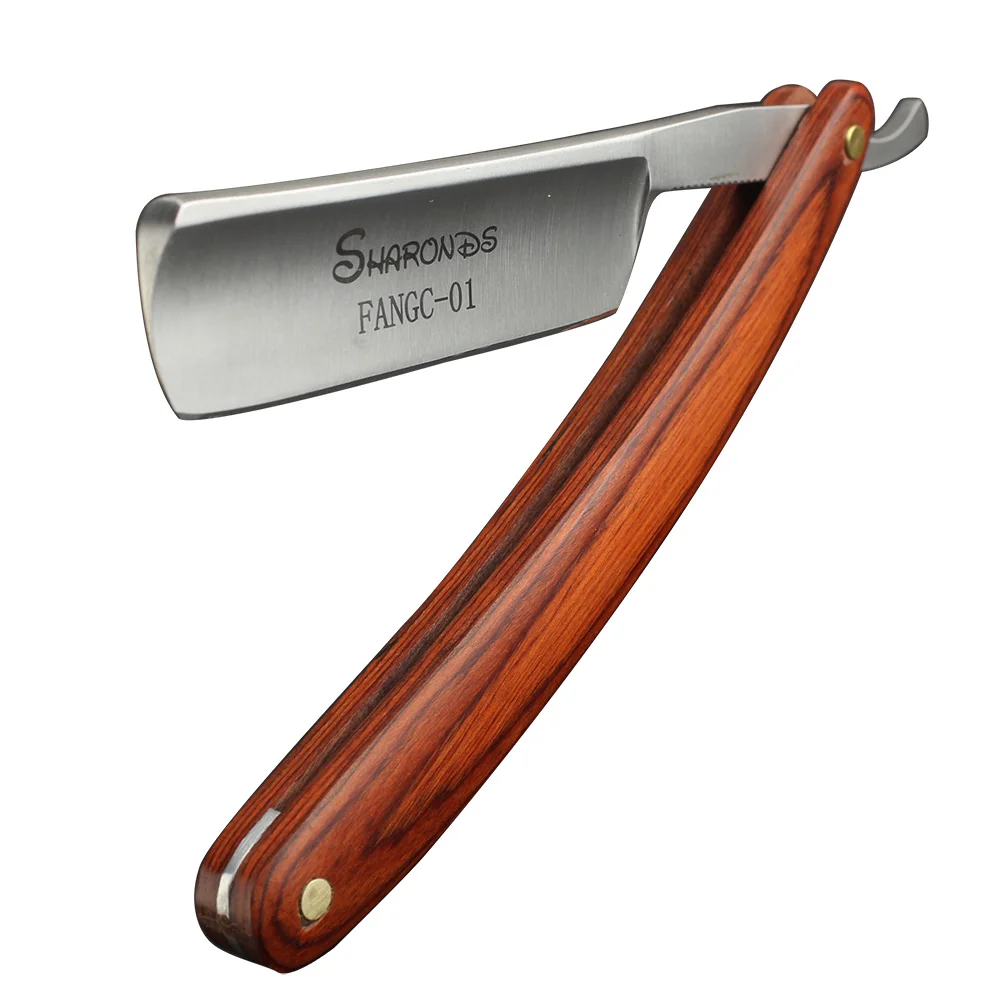 Brand New Straight Edge Stainless Steel Barber Razor Folding Shaving