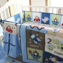 Комплект постельного белья для маленьких девочек с изображением животных, автомобиля, кроватки, одеяло, бампер, лист пыли, гофрированный Bebe, подарок, милое постельное белье для новорожденных