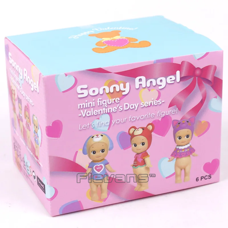 Sonny Angel ко Дню Святого Валентина серии Животные Sonny Angel Мини ПВХ Фигурки Коллекционная модель игрушки 6 шт./компл. 8 см