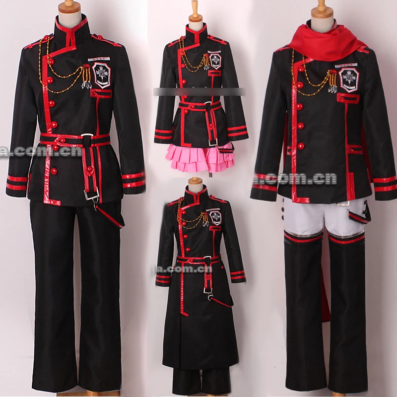 

NEW July Anime D.Gray-man HALLOW 3rd Uniform figure Allen Lavi Lenalee Kanda Cosplay costume customize any size free shipping