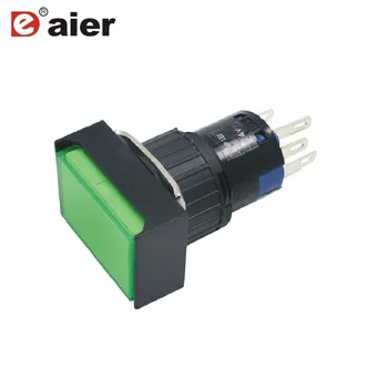 

40PCS A16-22SJ-N 16MM ON-ON 2NO 2NC push button switch with lamp