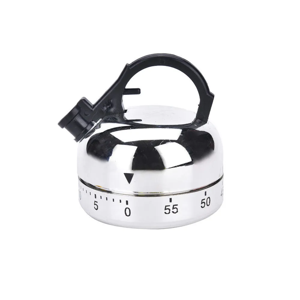 

Hot Sale Creative Mini Tea Kettle Shape Timer Yummy Cooking Kitchen Cooking Reminders Timer Alarm Clock kitchen Accessories #10T