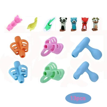 

13Pcs Pen Holder 3 Stages Of Correct Writing Posture Korean Stationery Filing Product Other Office & School Supplies