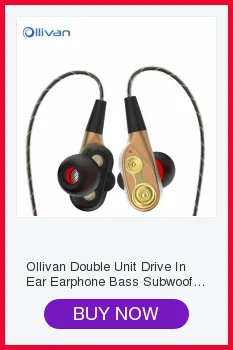 Ollivan наушники-вкладыши Hifi металлические наушники 3,5 мм супер бас наушники Сабвуфер стерео наушники с микрофоном для мобильного телефона ПК