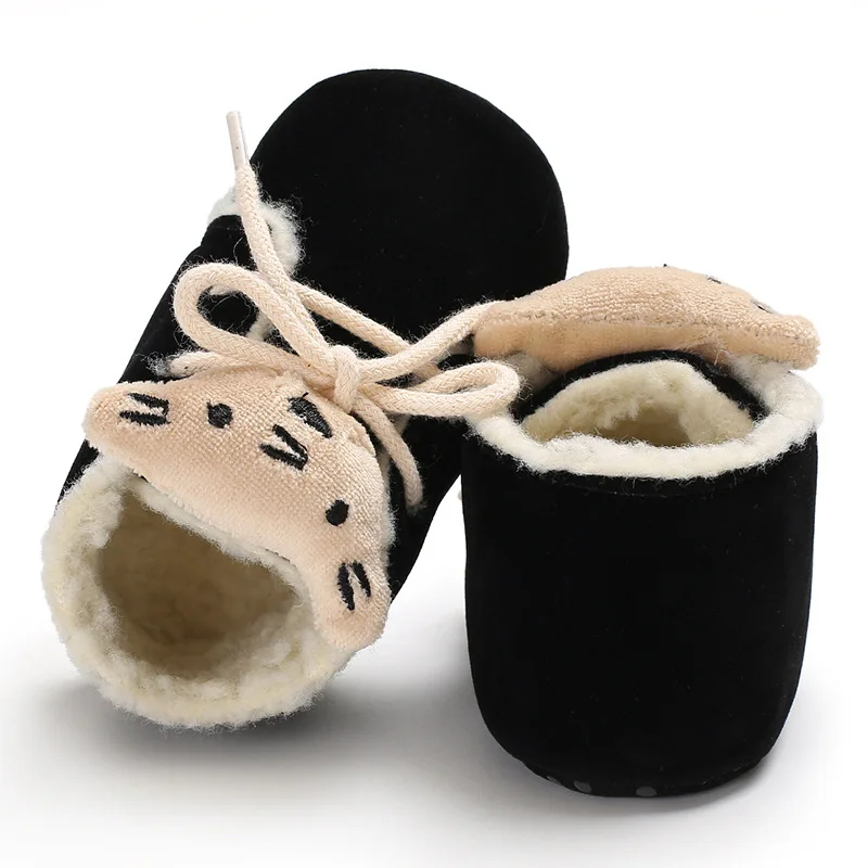 

Cute Cartoon 2019 Brand New Toddler Infant Newborn Baby Boy Girl Winter Fur Snow Boots Warm Shoes Booties First Walkers 0-18M