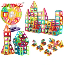 JOY MAGS Toy Mini Magnetic 100 110 130 Pieces lot Construction Building Blocks Toys DIY 3D