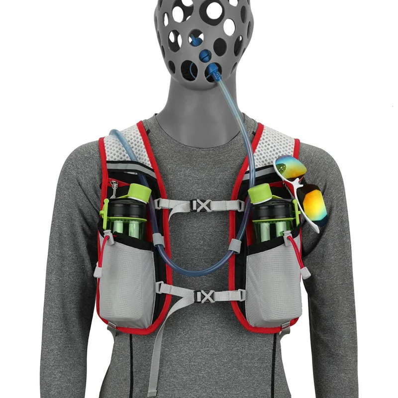Transpirable hidratación chaleco Trail Running mochila peso ligero hombre mujer deportes correr maratón de caminata ciclismo Pack mochila