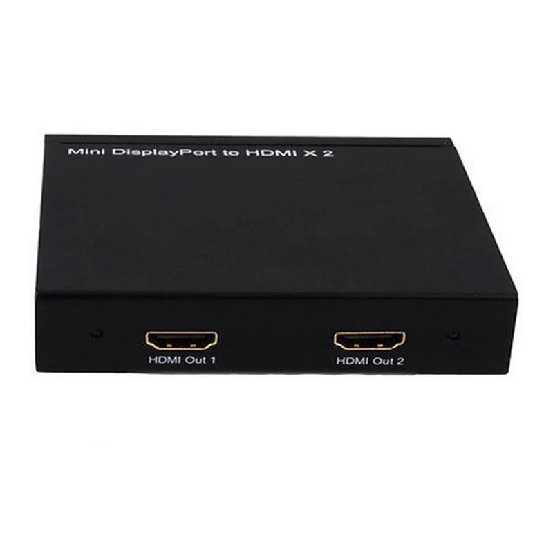 Разветвитель Mini Dp в HDMI мини DisplayPort 1X2 разветвитель для apple macbook pro air|mini dp|hdmi splittermini
